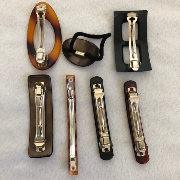 NWOT Set of 6 Large Barrettes and Pony Tail Holder - Picture 5 of 5